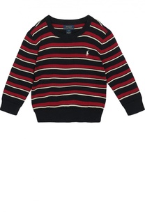 Хлопковый джемпер в полоску Polo Ralph Lauren