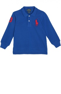 Хлопковое поло с длинными рукавами Polo Ralph Lauren