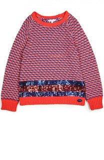 Вязаный свитер с пайетками Marc Jacobs