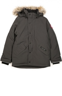 Пуховик с меховой отделкой капюшона Canada Goose