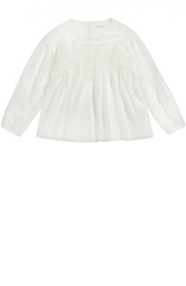 Блуза с кружевной выделкой Chloé