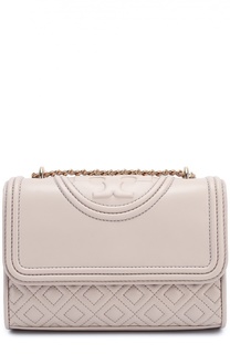 Кожаная сумка Fleming small на цепочке Tory Burch