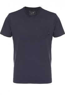 Хлопковая футболка с нагрудным карманом Armani Jeans