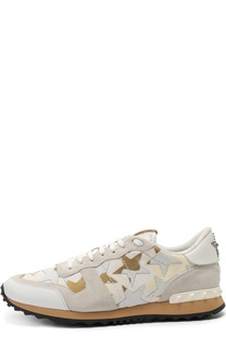 Комбинированные кроссовки Rockrunner Camustars Valentino