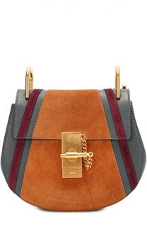 Сумка Drew mini с отделкой из замши Chloé