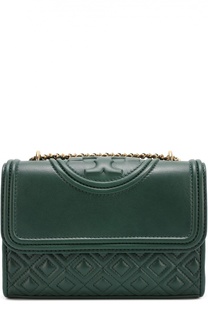 Кожаная сумка Fleming small на цепочке Tory Burch