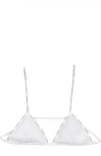 Бюстгальтер из хлопка с логотипом бренда La Perla