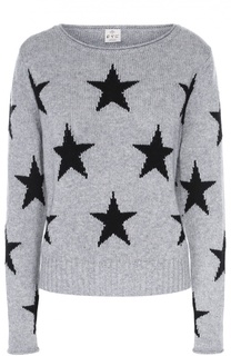 Пуловер прямого кроя с круглым вырезом и принтом в виде звезд FTC
