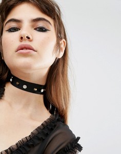 Reclaimed Vintage Stud Choker - Черный