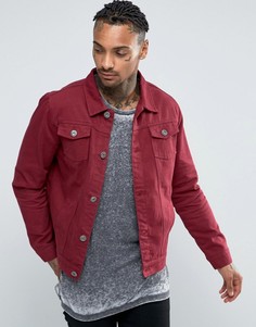 Бордовая джинсовая куртка Liquor &amp; Poker - Фиолетовый