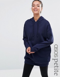Свободное худи ASOS PETITE - Темно-синий
