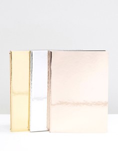 3 блокнота металлик - Мульти Gifts