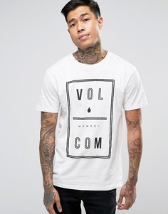 Белая футболка Volcom Saturday - Белый