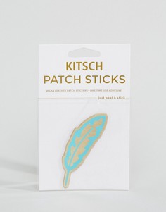 Нашивка металлик в виде пера Kitsch - Мульти