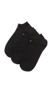 Три пары носков до щиколотки Calvin Klein Underwear