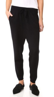 Спортивные брюки из шерсти и кашемира с заниженным шаговым швом T by Alexander Wang