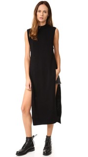 Топ до пола с воротником из шерсти и кашемира T by Alexander Wang