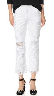 Джинсы Grind White Scratch Denim x Alexander Wang