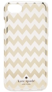 Чехол Chevron Gold для iPhone 7 Kate Spade New York