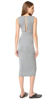 Back Slits Sleeveless Dress