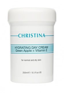 Увлажняющий дневной крем с зеленым яблоком и витамином Е Christina