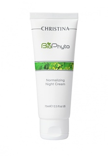 Нормализующий ночной крем Christina