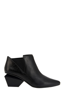 Кожаные ботильоны Jacky Mid United Nude