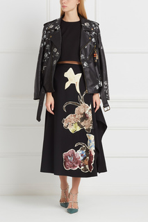 Шерстяная юбка Valentino
