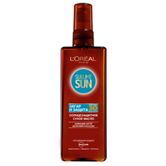 L`OREAL Солнцезащитное сухое масло Загар и защита SPF 30 150 мл