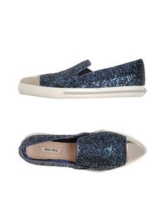 Низкие кеды и кроссовки MIU MIU