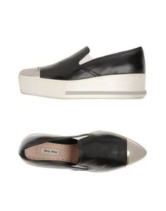 Низкие кеды и кроссовки MIU MIU