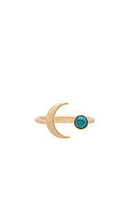 Crescent gem ring - Wanderlust + Co