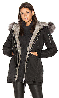 Melrose asiatic rabbit and silver fox fur jacket - Nicole Benisti