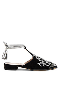 X revolve kate embroidered slide - RAYE
