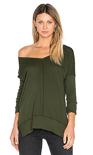 Light weight jersey v neck tunic - Bobi