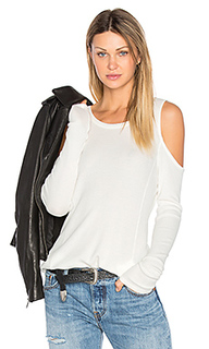 Modal thermal cold shoulder top - Bobi