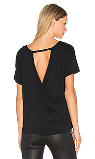 Slub jersey cross back tee - Bobi