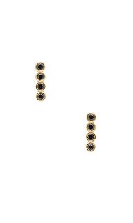 Mini bezel bar studs - Sachi