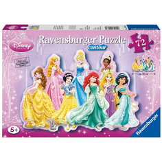 Контурный пазл "Дисней принцессы" Ravensburger, 72 детали