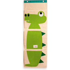 Органайзер на стену Крокодил (Green Crocodile), 3 Sprouts