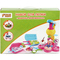 Набор для лепки "Фабрика мороженого", тесто 250 г -