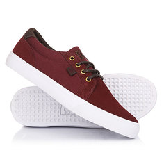 Кеды кроссовки низкие DC Council Sd Chocolate/Oxblood
