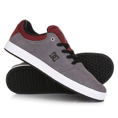 Кеды кроссовки низкие DC Crisis Grey/Red