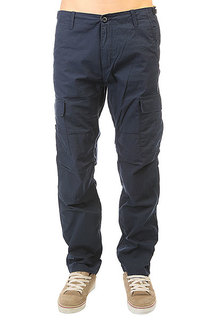 Штаны прямые Carhartt Wip Aviation Pant Navy Rinsed