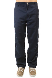 Штаны прямые Carhartt Wip Simple Pant Navy Rinsed
