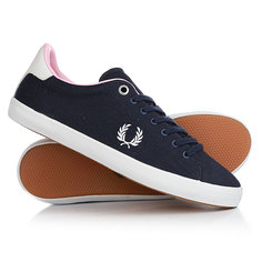 Кеды кроссовки низкие женские Fred Perry Howells Twill Navy