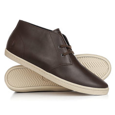 Кеды кроссовки высокие Fred Perry Byron Mid Leather Brown