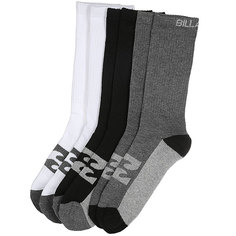 Носки средние Billabong Sport Sock 3 Pack Assorted