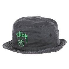 Панама Stussy Stock Lock Pigment Dye Bucket Black