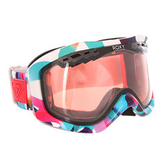 Маска для сноуборда женская Roxy Sunset Art Series Milo Typo Bright White